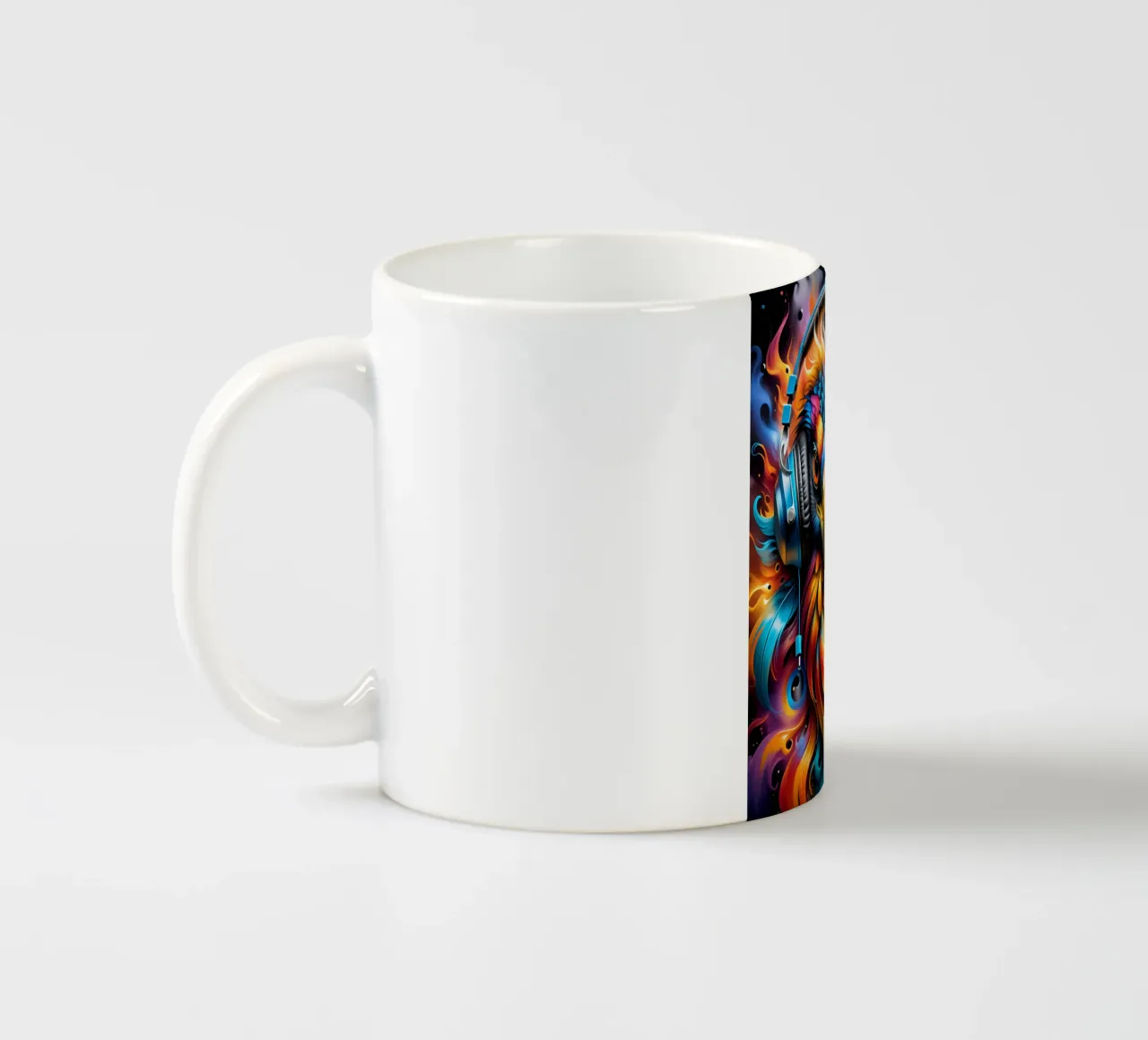 Phoenix in cuffia tazza in ceramica da MakArena