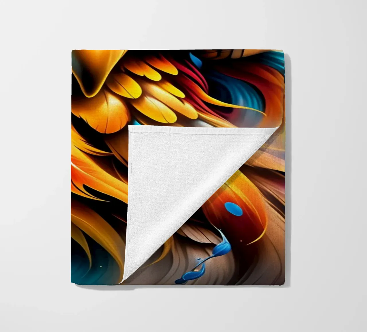 Phoenix in cuffia telo mare da MakArena