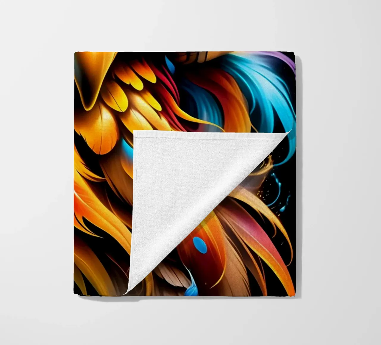 Phoenix in cuffia telo mare da MakArena