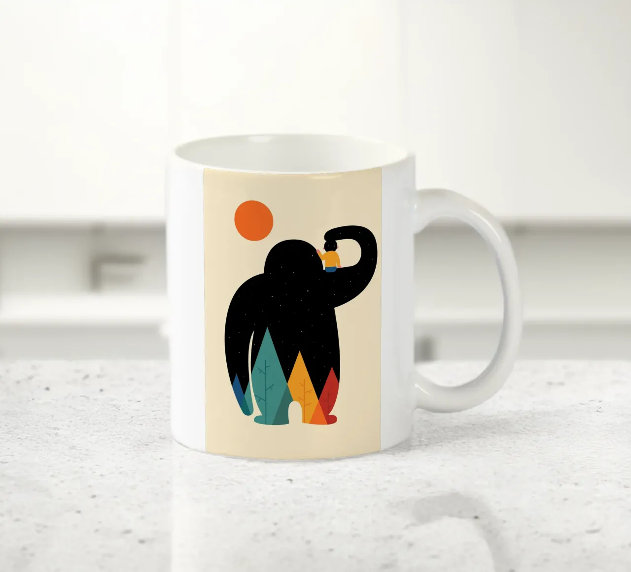 Pa Pa tazza in ceramica da Andy Westface