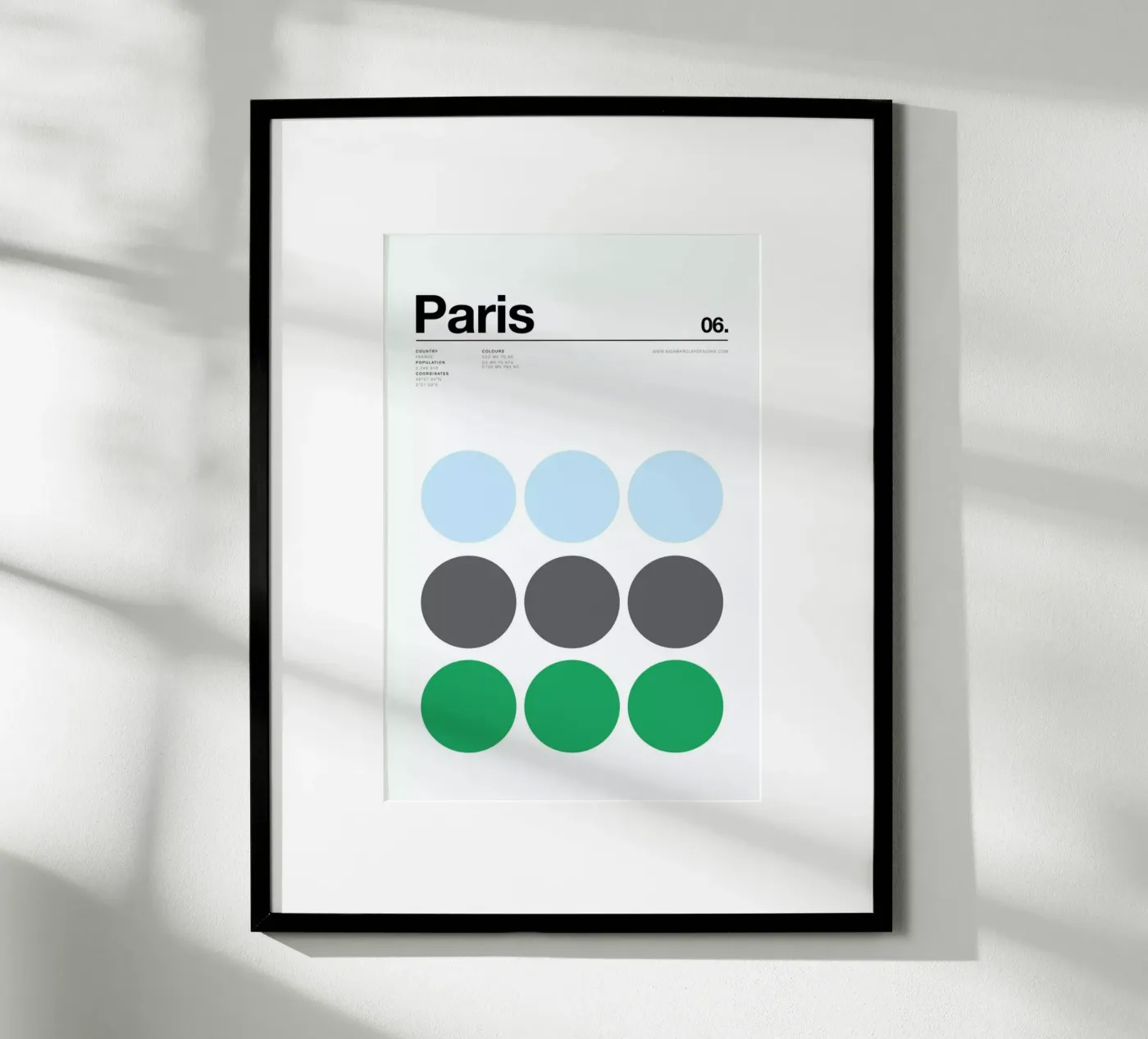 Paris poster by Nick Barclay