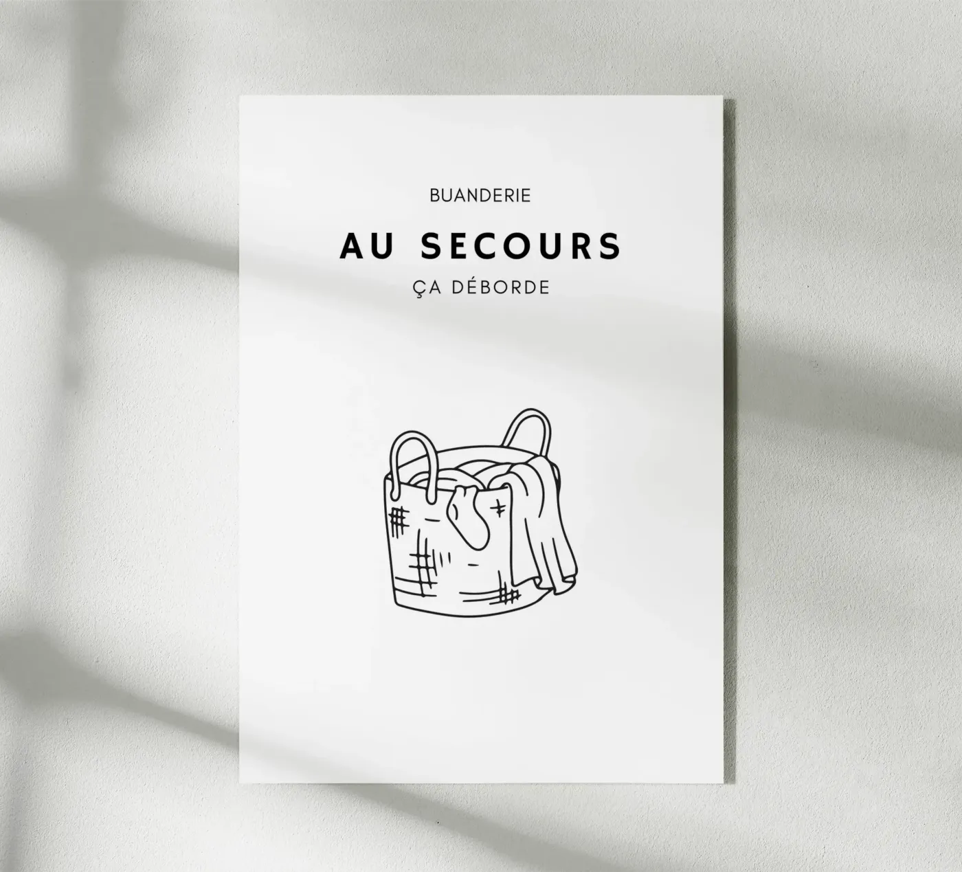 Ça déborde ! Acryl-Glas von Idées & Création