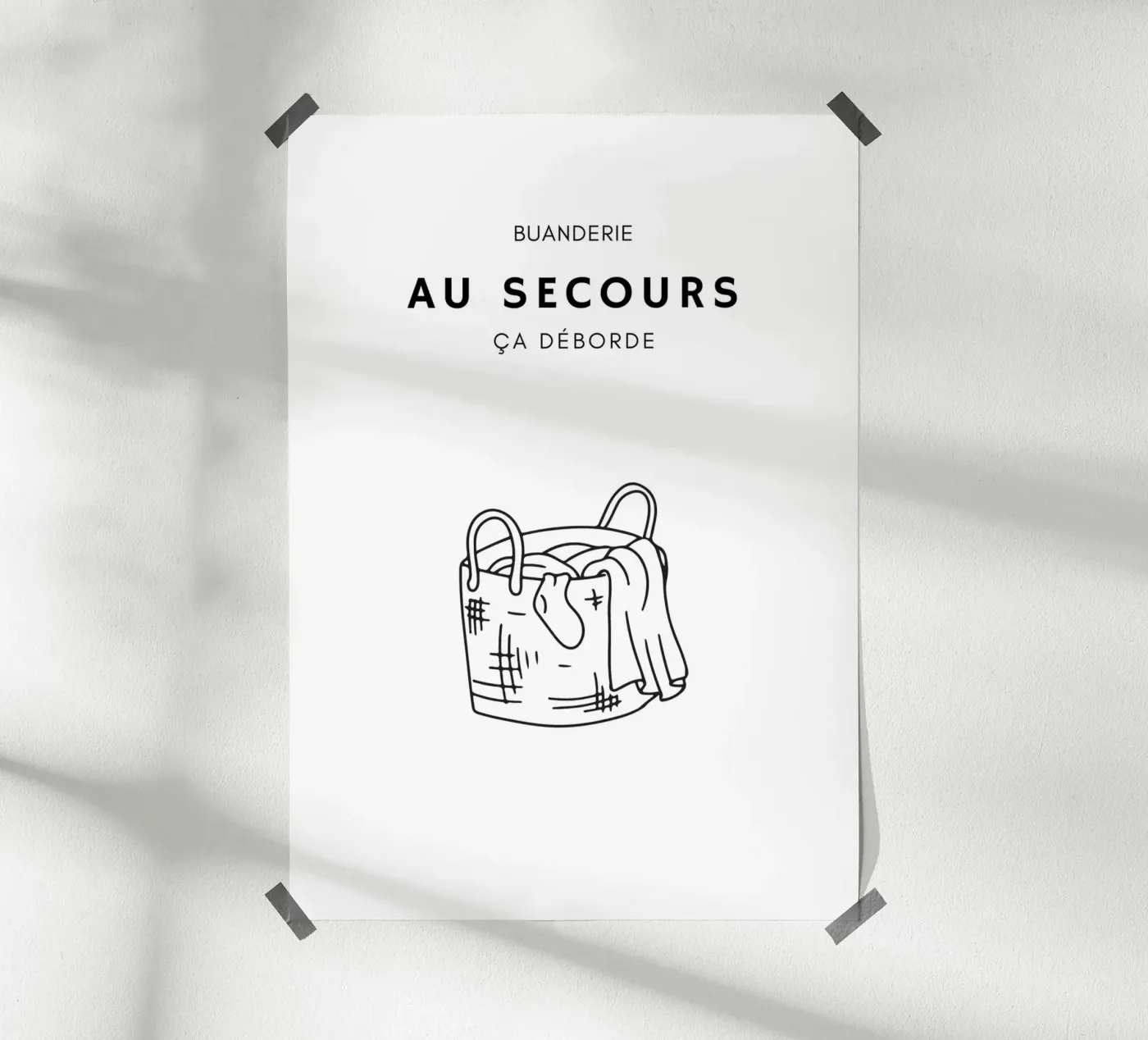 Ça déborde ! poster van Idées & Création