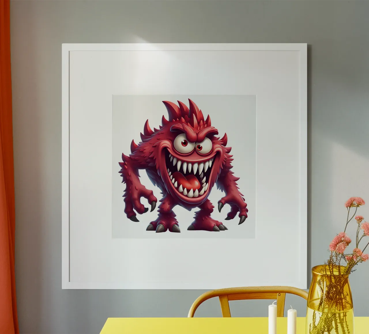 Inugami - Monster Comics - Serial 06 poster con telaio in legno da Monsters