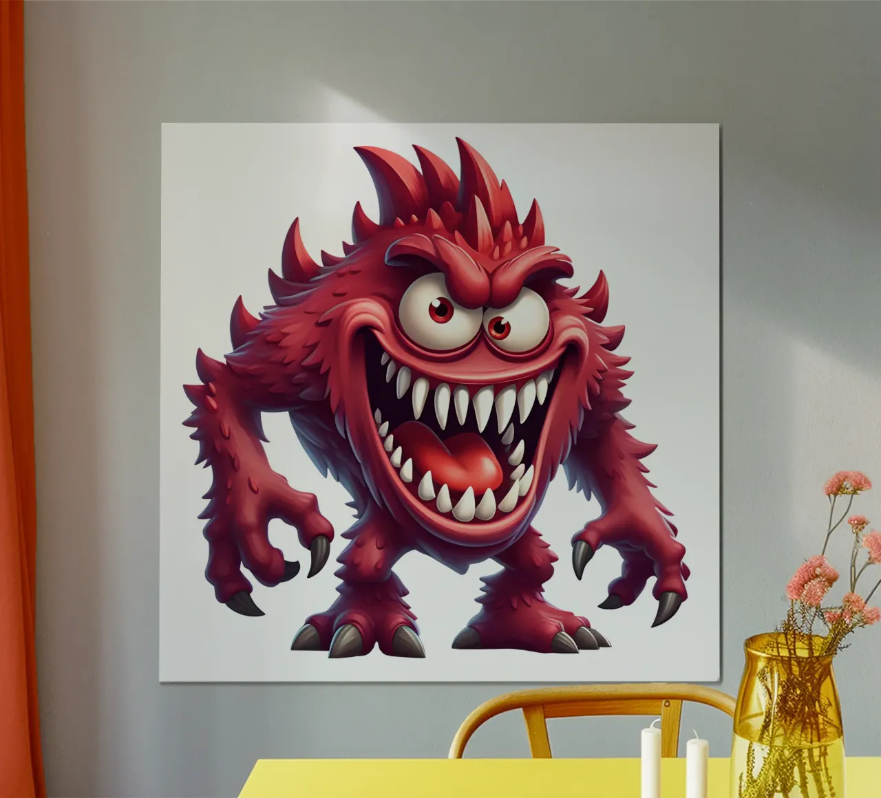 Inugami - Monster Comics - Serial 06 poster con telaio in legno da Monsters