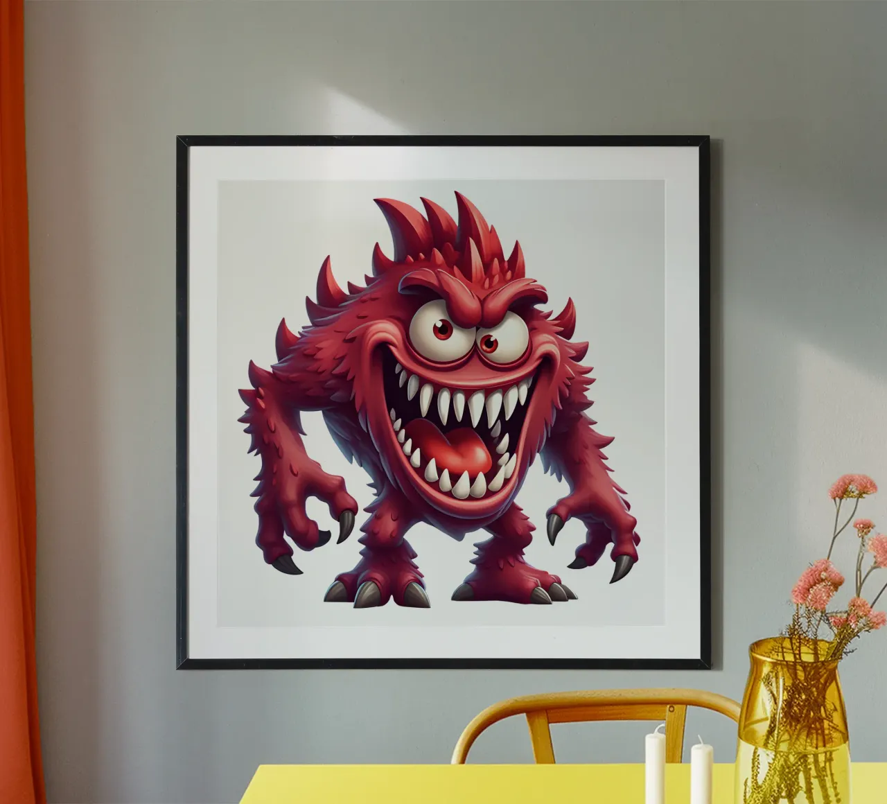 Inugami - Monster Comics - Serial 06 poster con telaio in legno da Monsters