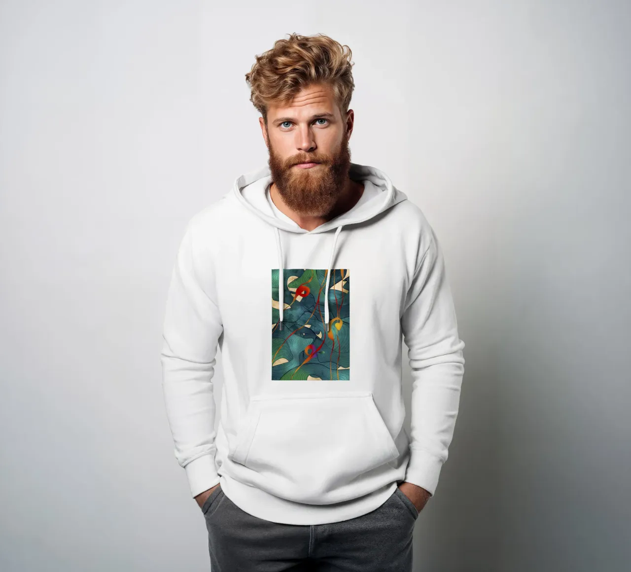 Phyt felpa con cappuccio da Angelo Cerantola