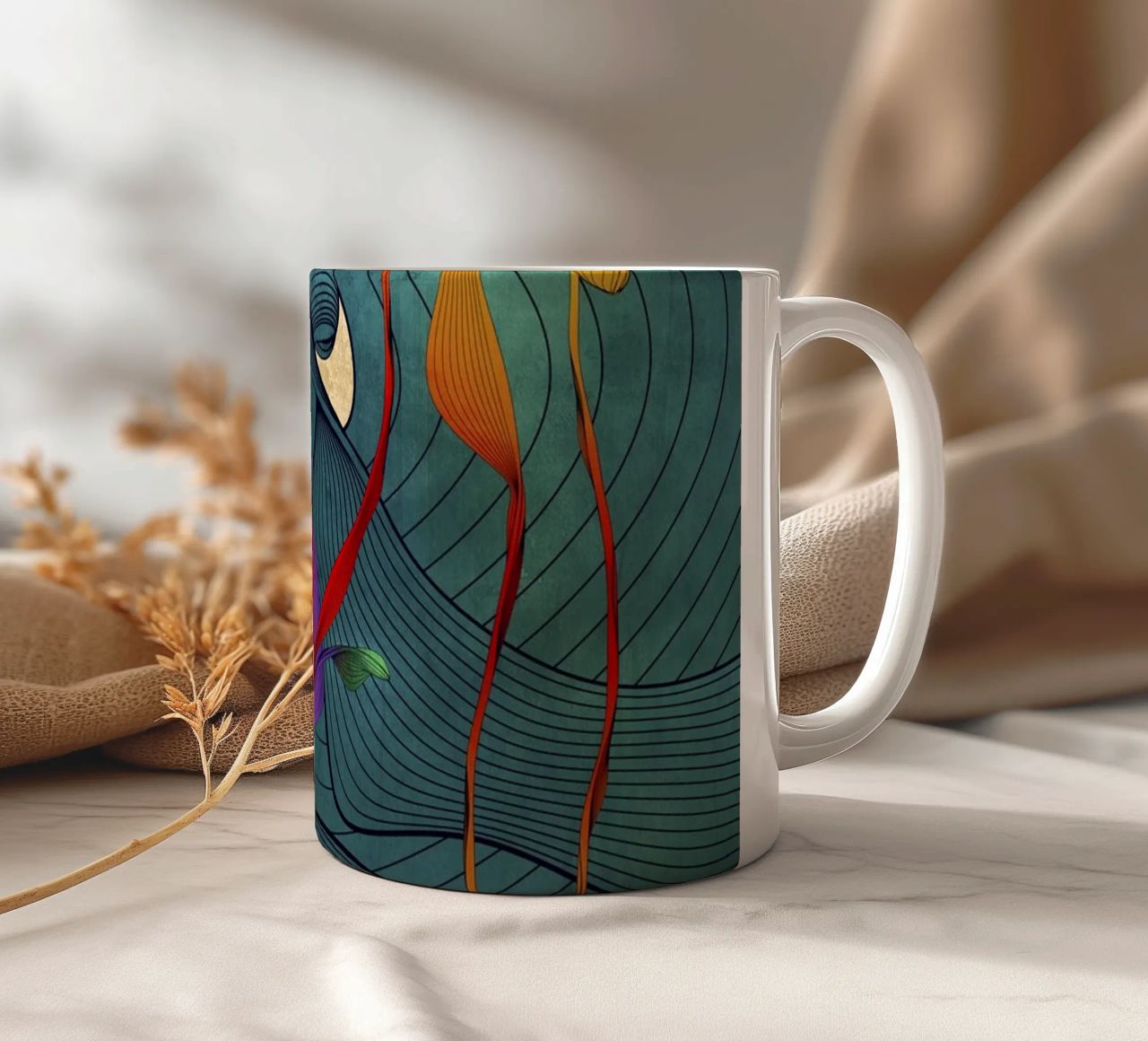 Phyt tazza in ceramica da Angelo Cerantola