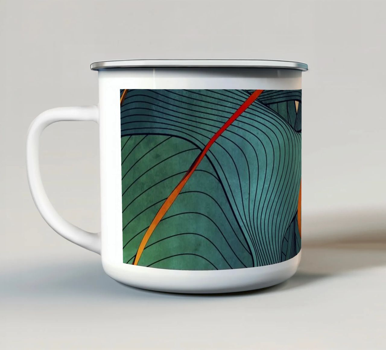 Phyt tazza in smalto da Angelo Cerantola