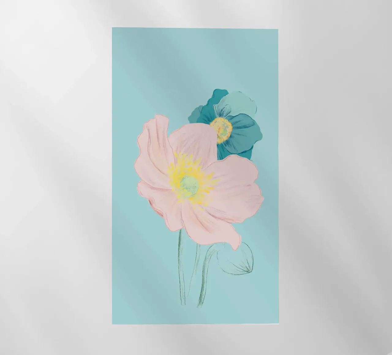 Pastel Wildflower Print for Spring Vibes pellicola backlit da janine.aigner.work