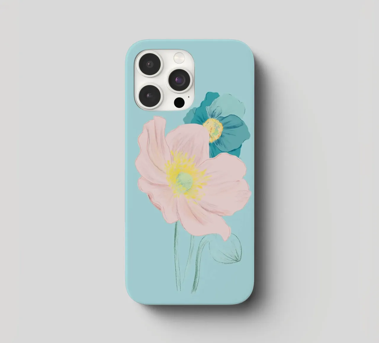 Pastel Wildflower Print for Spring Vibes cover iphone da janine.aigner.work