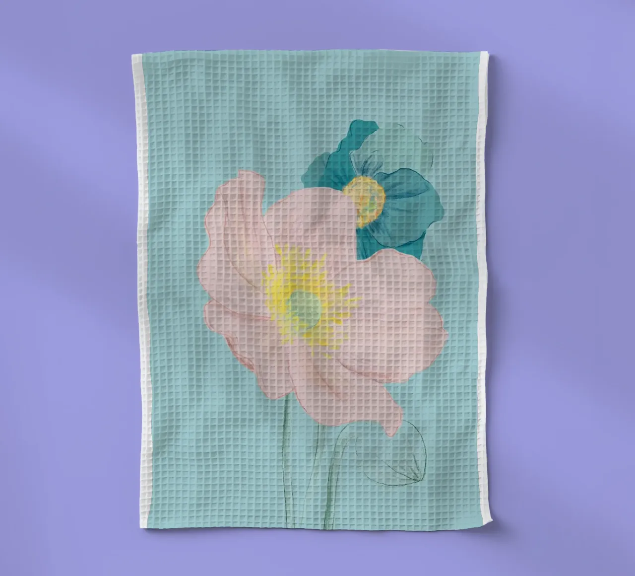 Pastel Wildflower Print for Spring Vibes canovaccio da cucina da janine.aigner.work