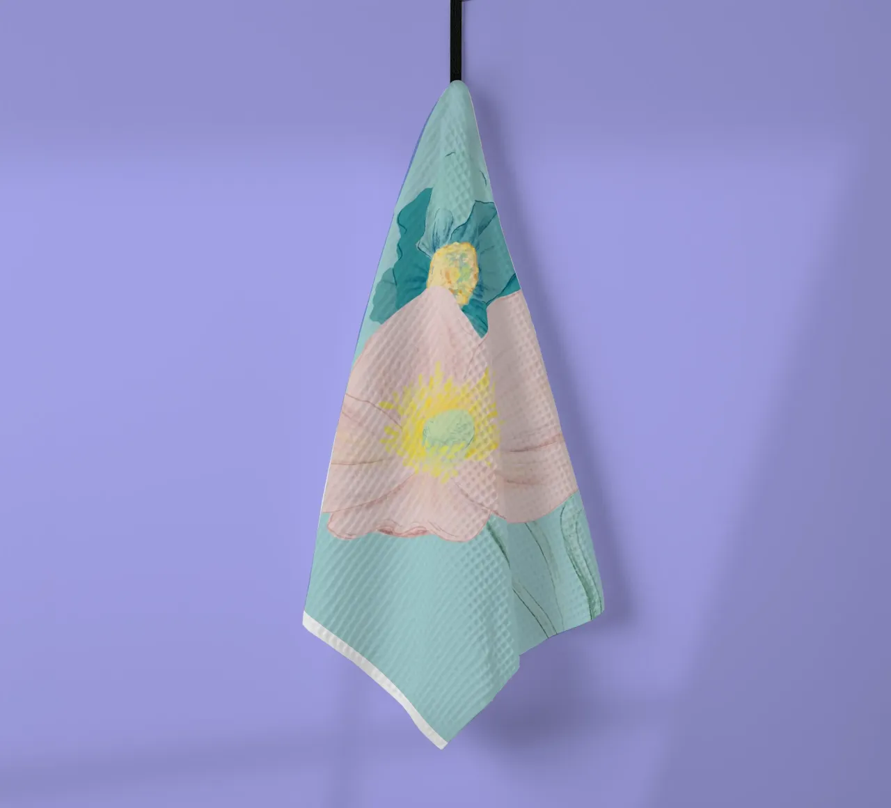 Pastel Wildflower Print for Spring Vibes canovaccio da cucina da janine.aigner.work