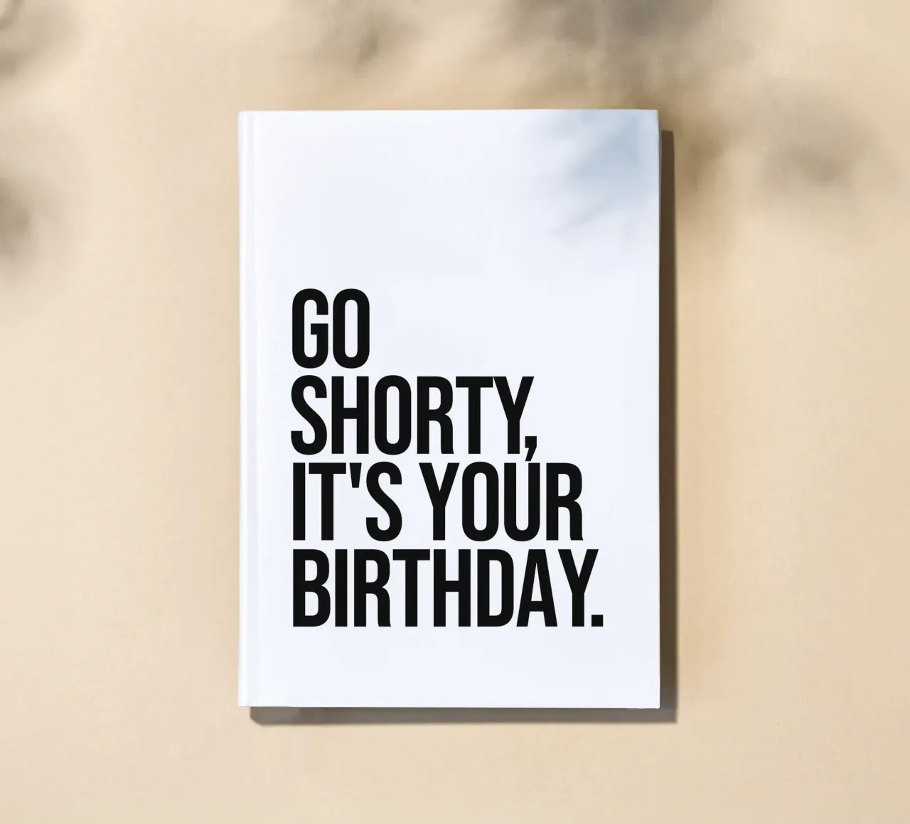 C'est ton anniversaire Citation carnet de notes de Paigaam Studio