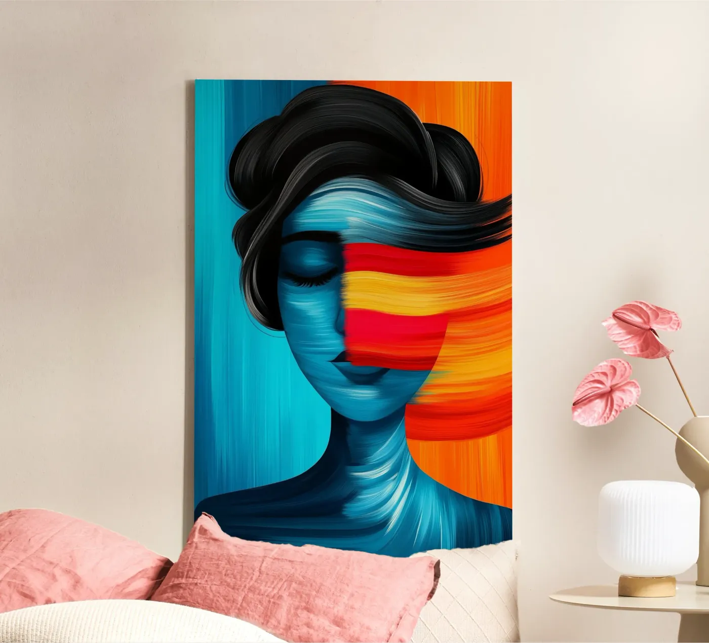 Between two worlds canvas by melipo-art