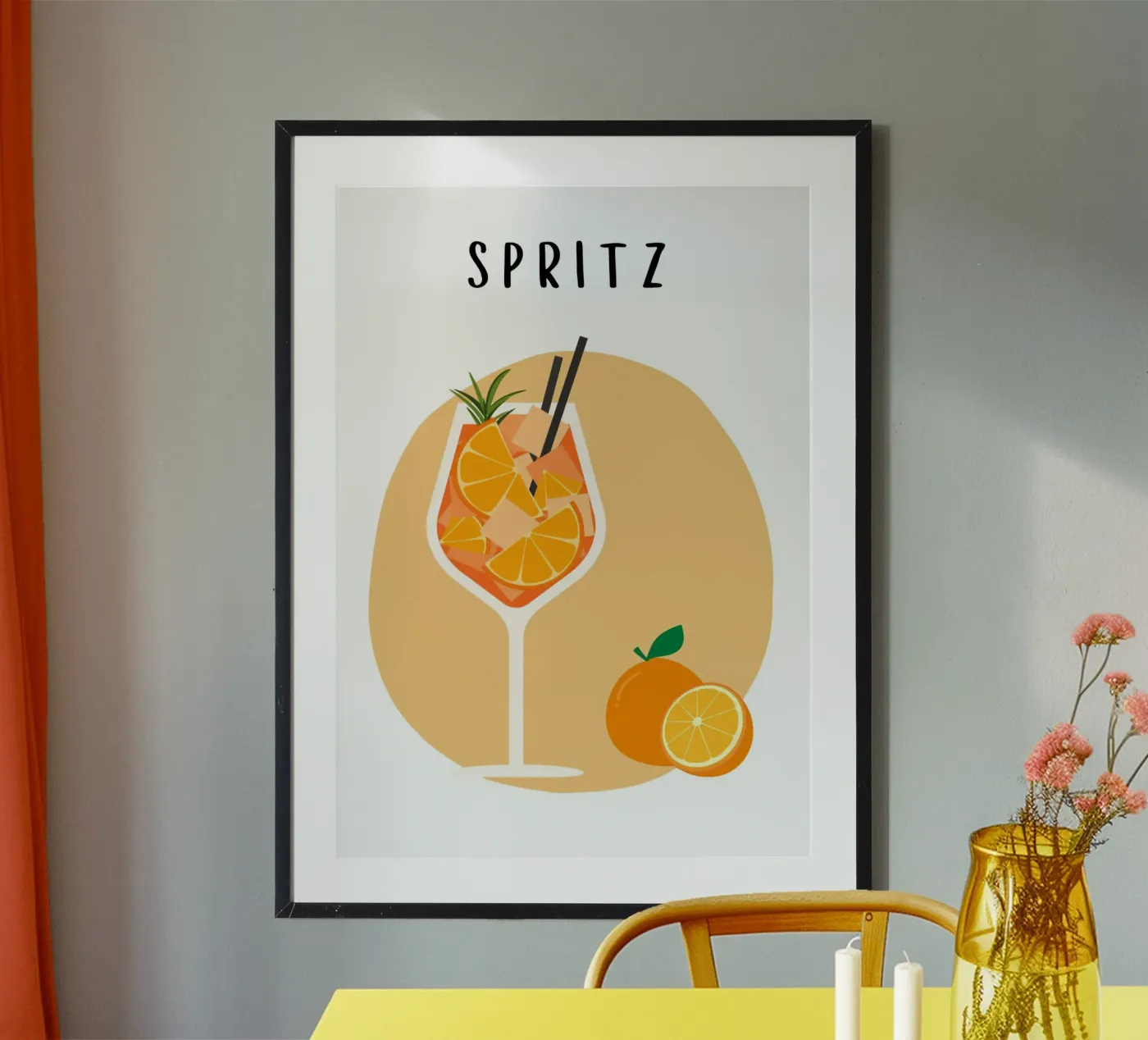 Spritz poster van Idées & Création