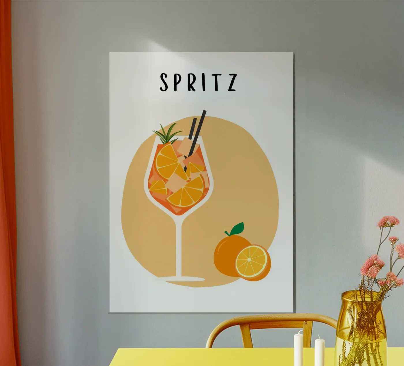 Spritz poster van Idées & Création