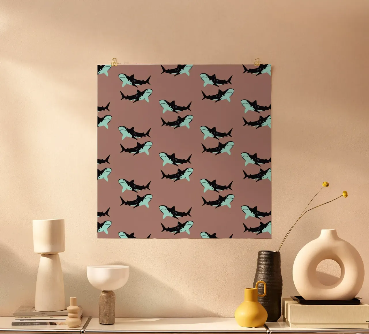 Blue Sharks poster da Mariery Young