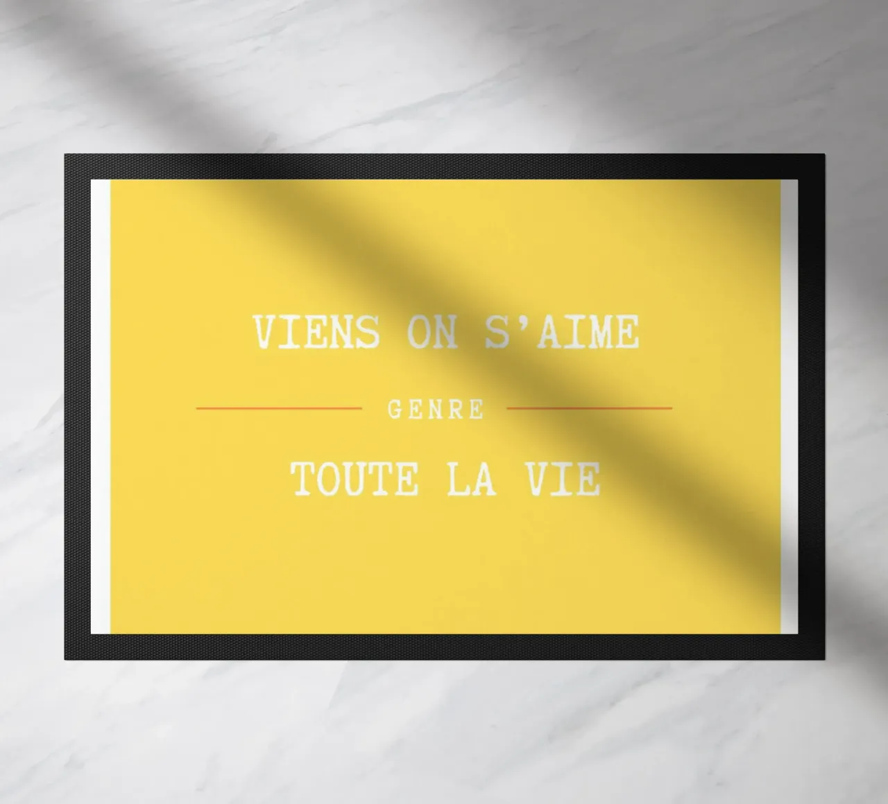 Viens on s'aime (Jaune) zerbino da Idées & Création