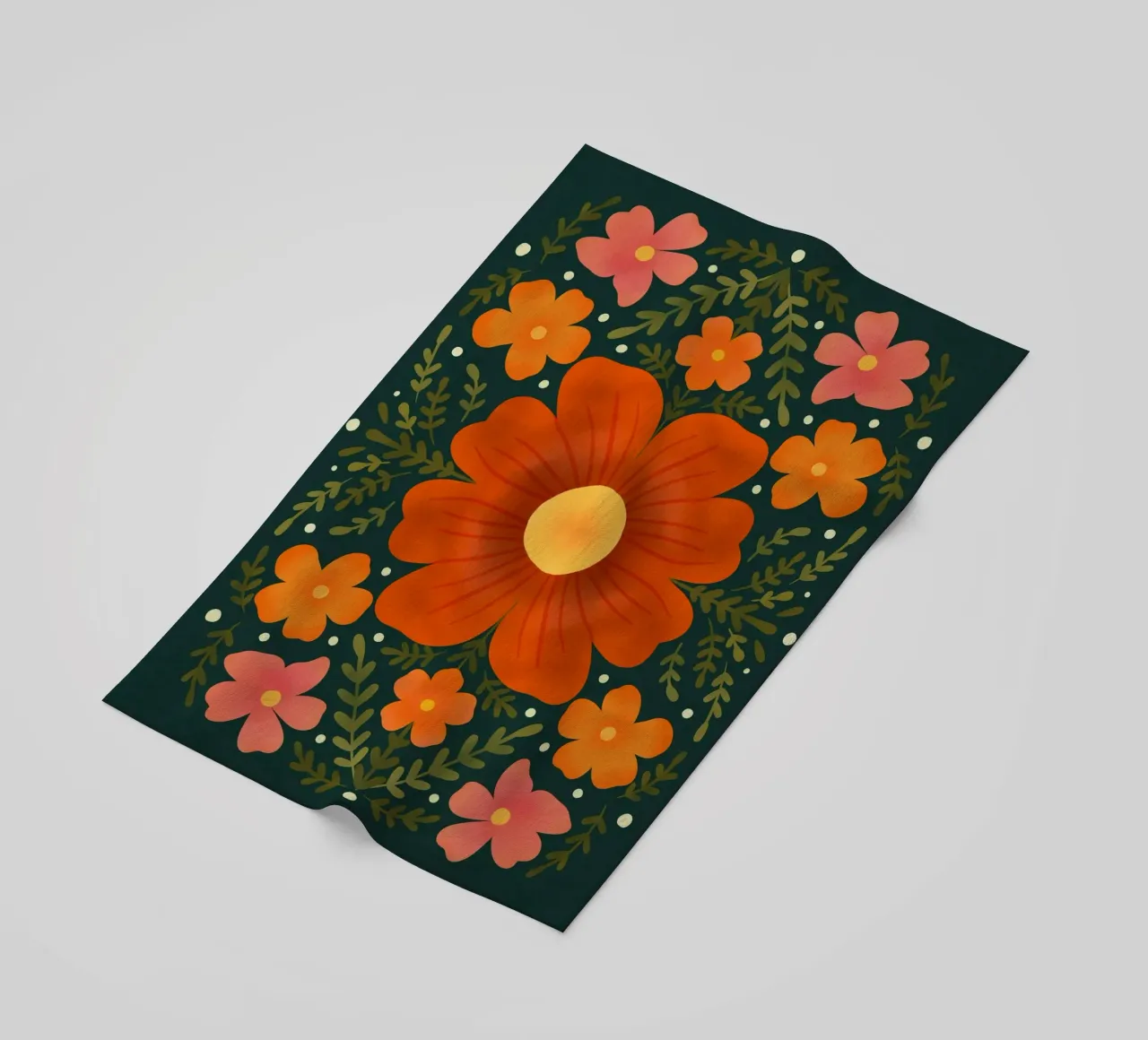 Fiori d'arancio telo mare da Wackapacka
