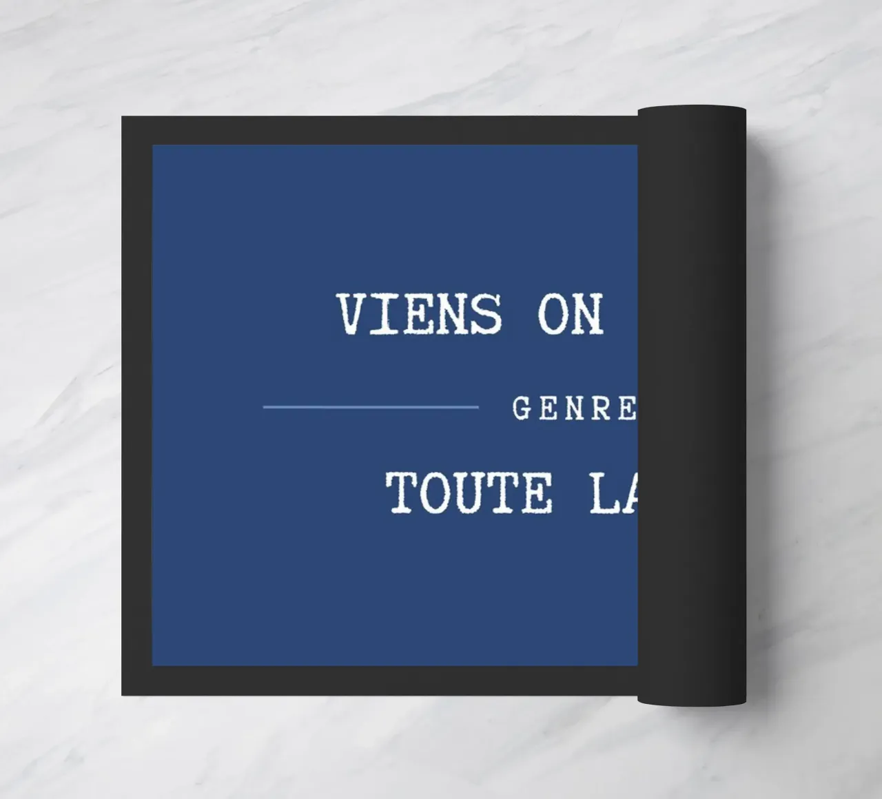 Viens on s'aime (Bleu) zerbino da Idées & Création