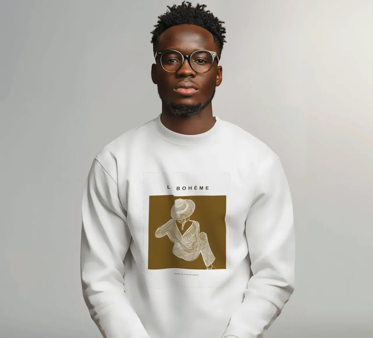 The Human Line No 22 felpa da treechild