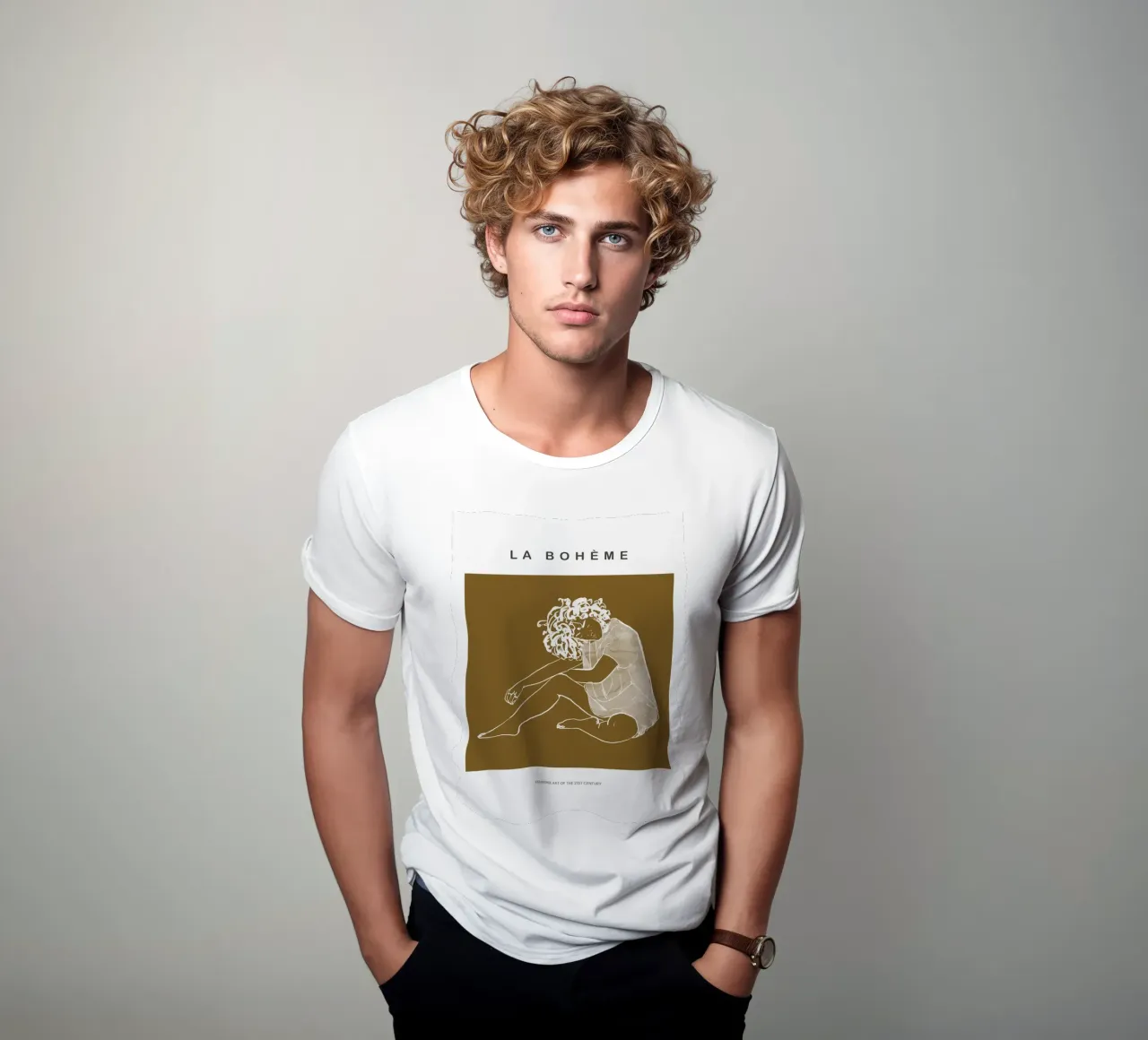 The Human Line No 21 t-shirt da treechild