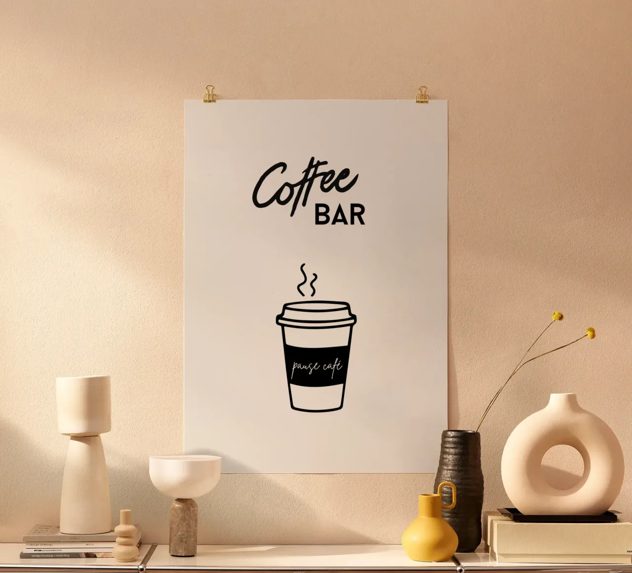 Coffee Bar poster da Idées & Création