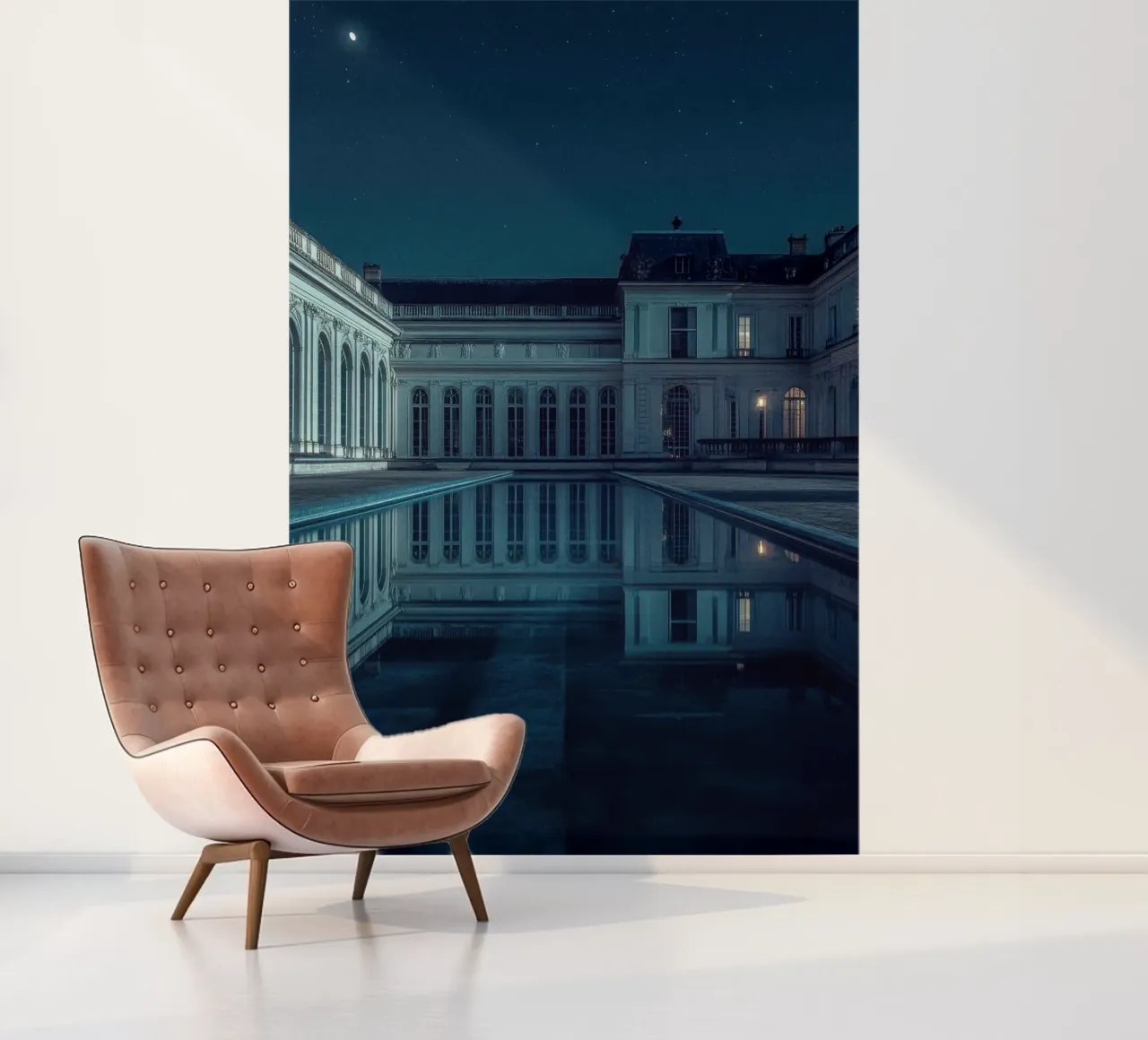 Night Reflections of Versailles photo wallpaper by By Night