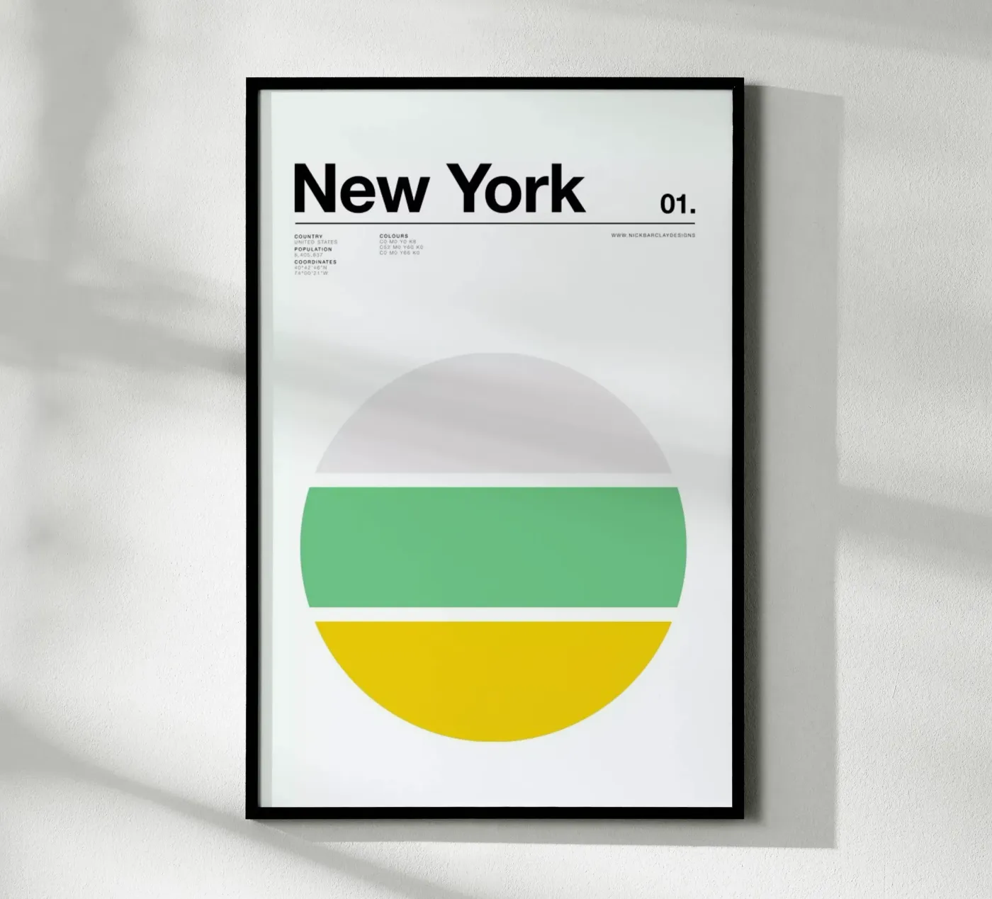 New York poster da Nick Barclay