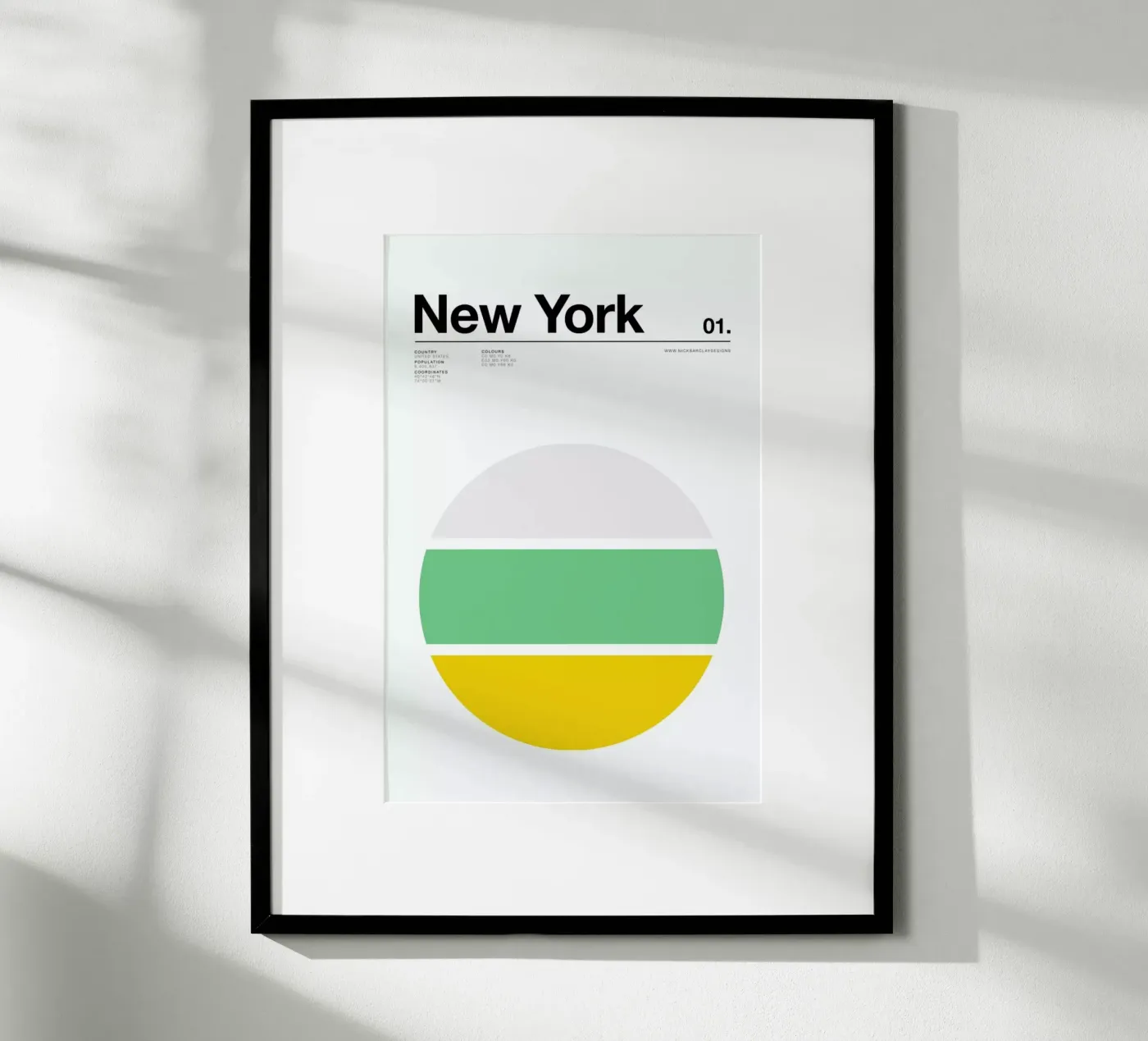 New York poster da Nick Barclay