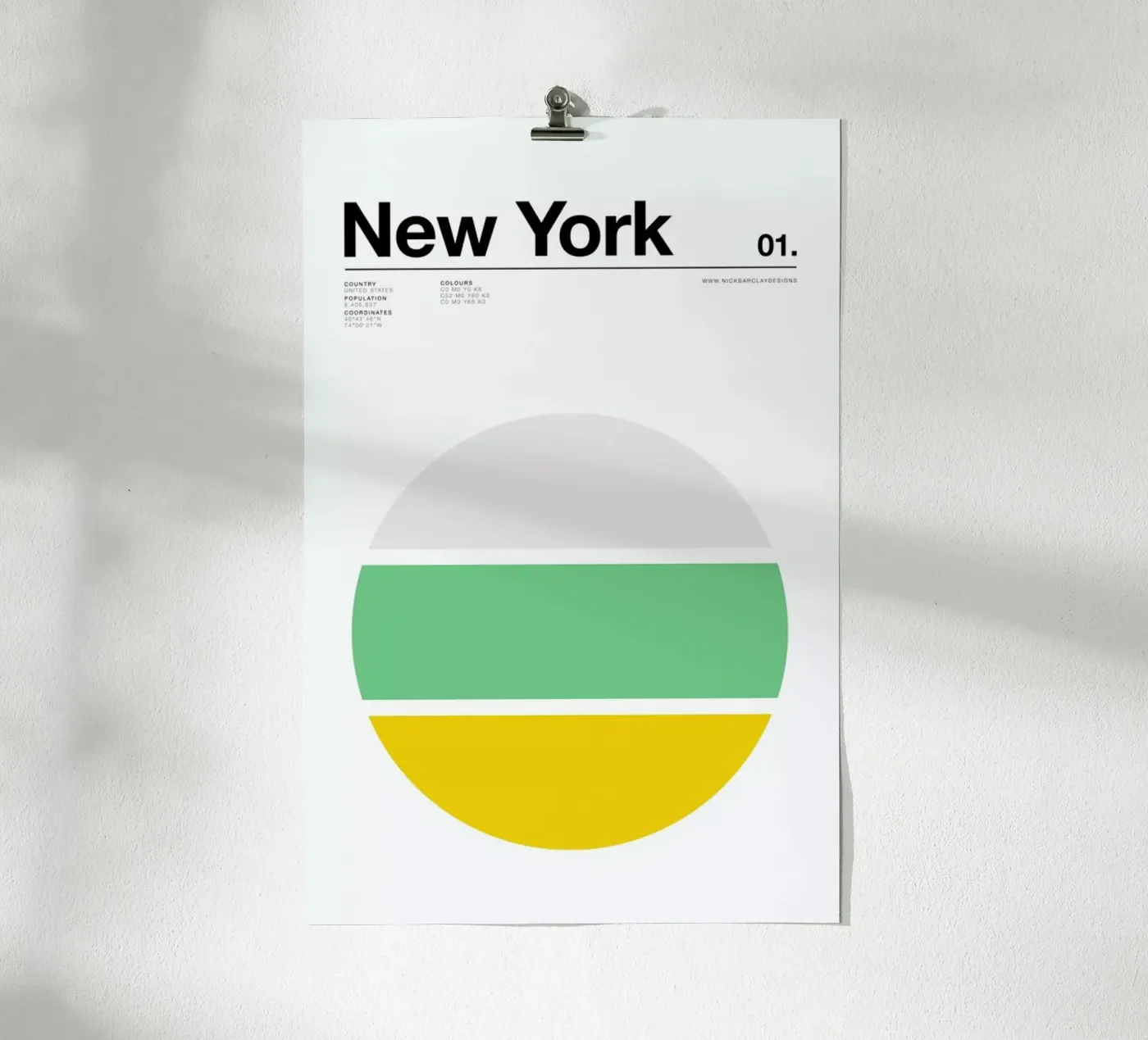New York poster da Nick Barclay