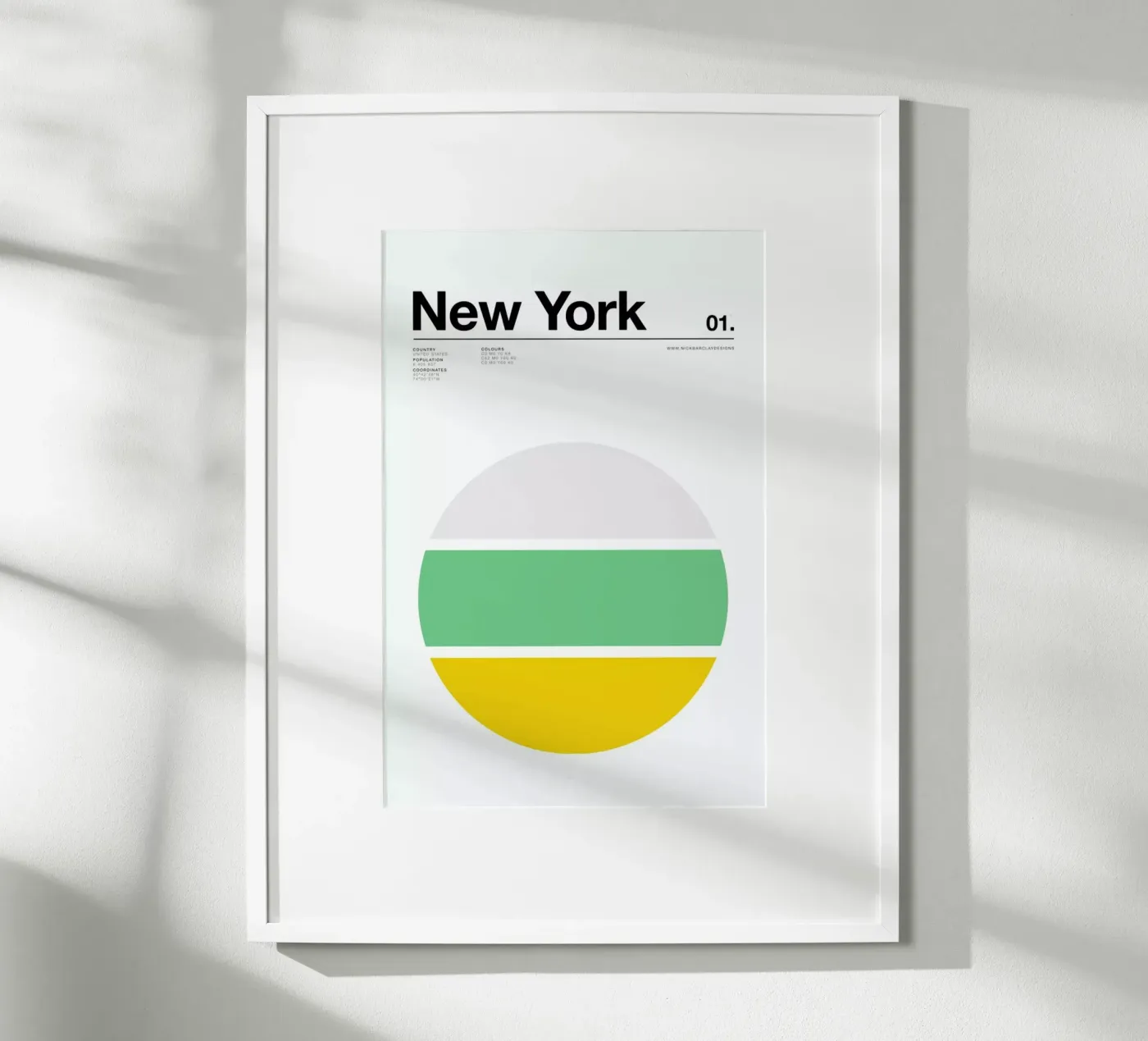 New York poster da Nick Barclay