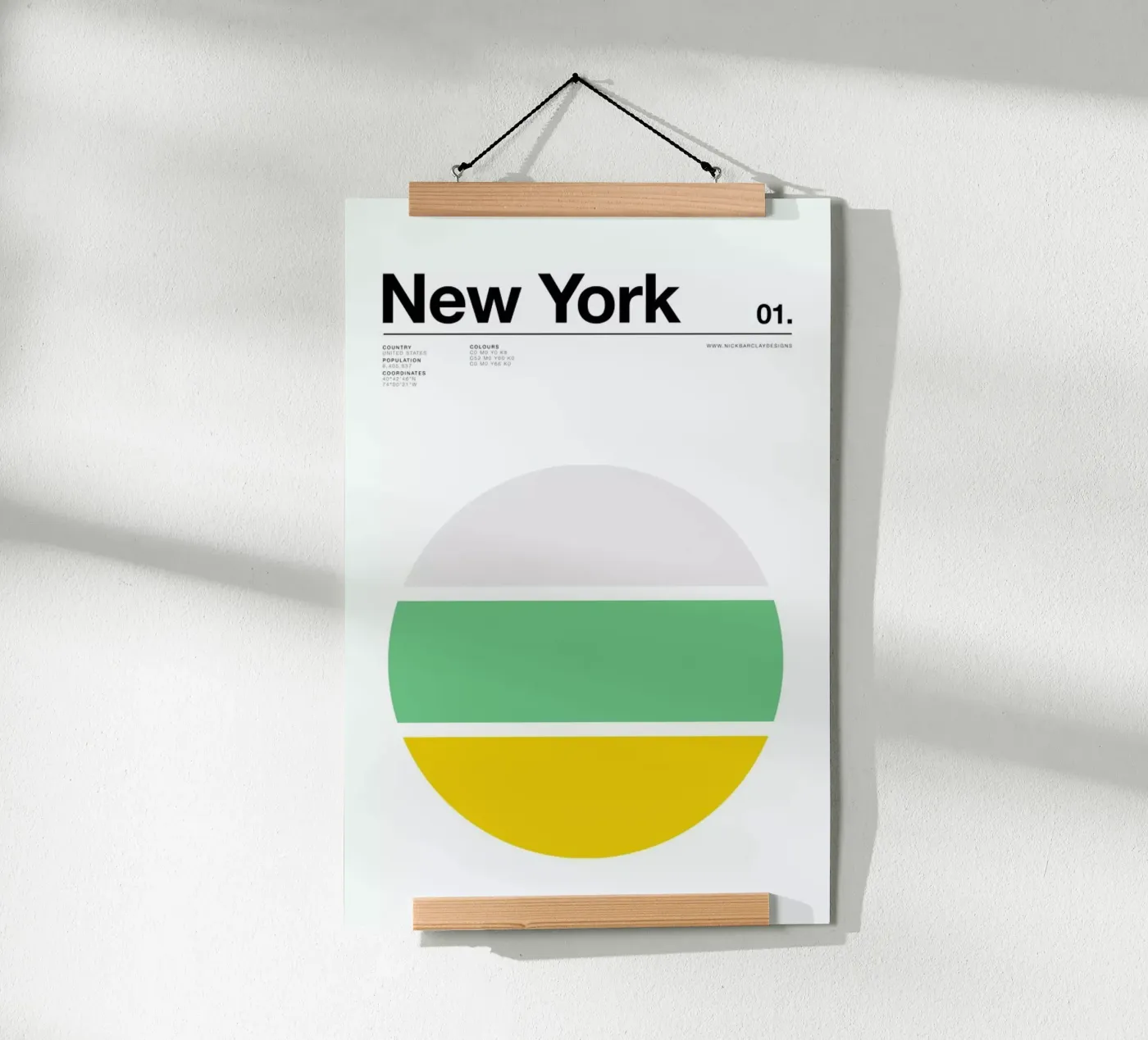 New York poster da Nick Barclay