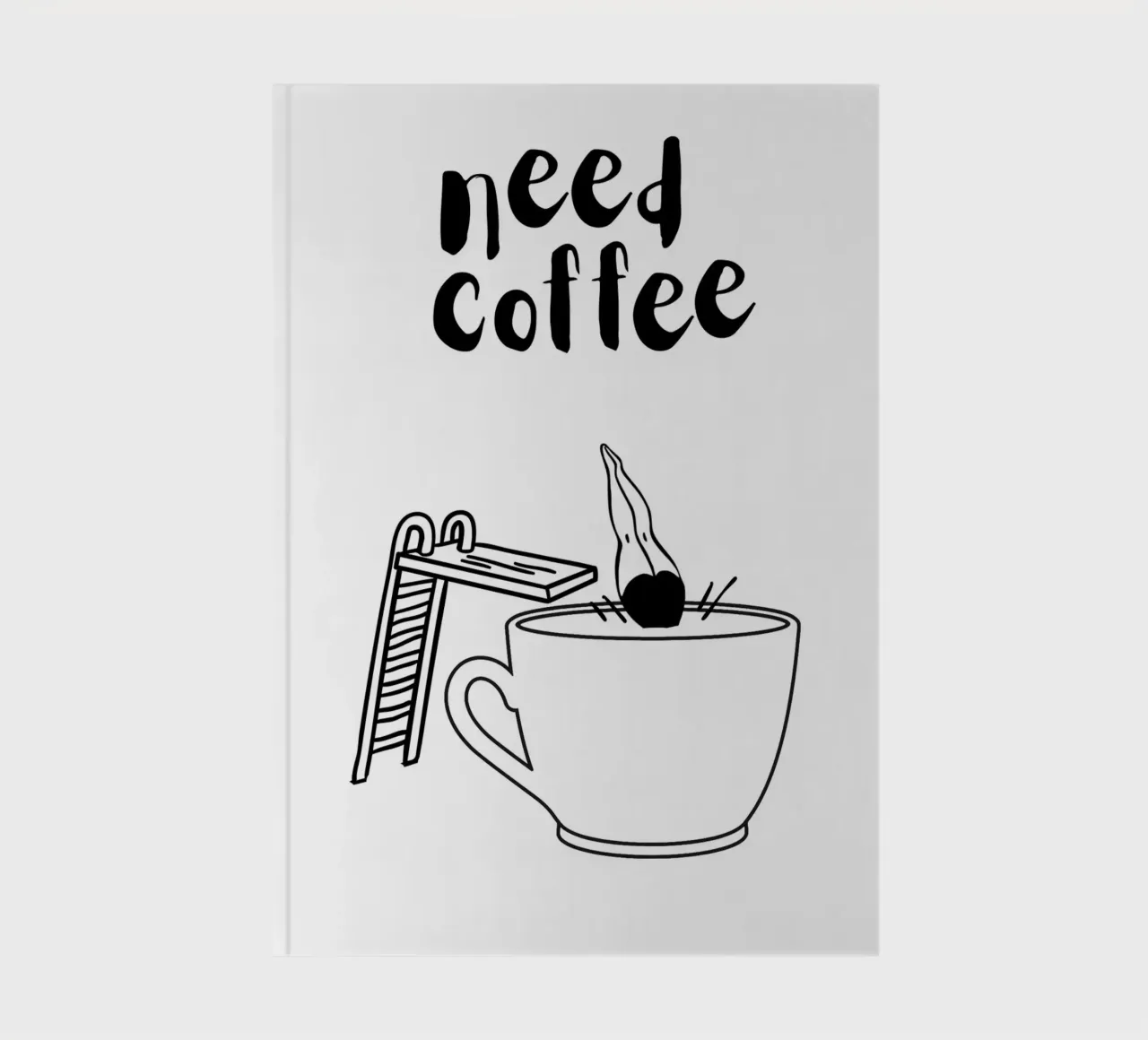 Need Coffee carnet de notes de Idées & Création