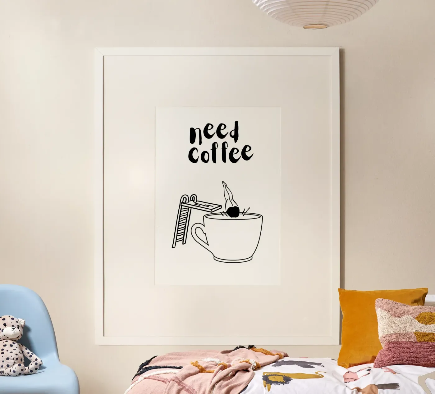 Need Coffee poster da Idées & Création