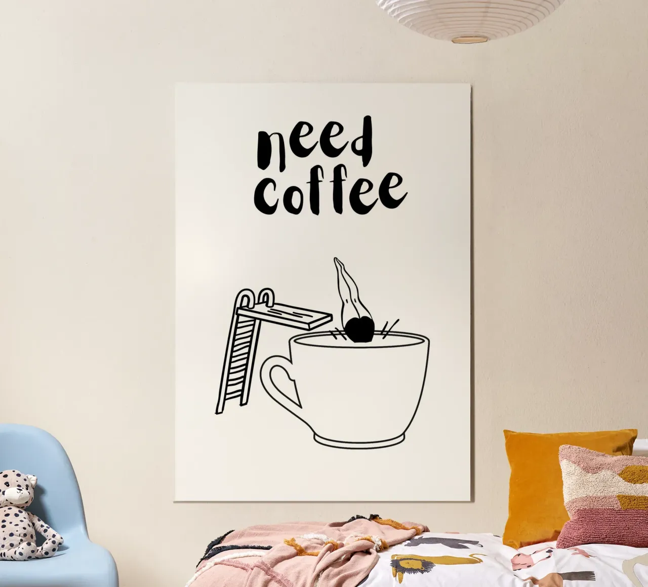 Need Coffee poster da Idées & Création