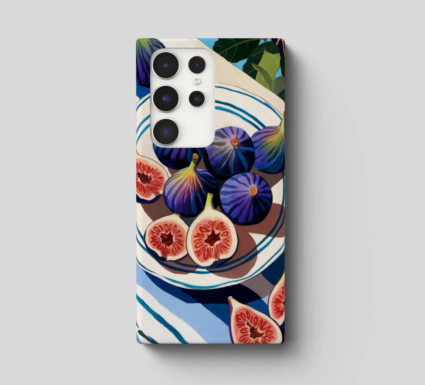 Decorazione da parete con fichi freschi | Stampa botanica di frutta cover samsung da logic