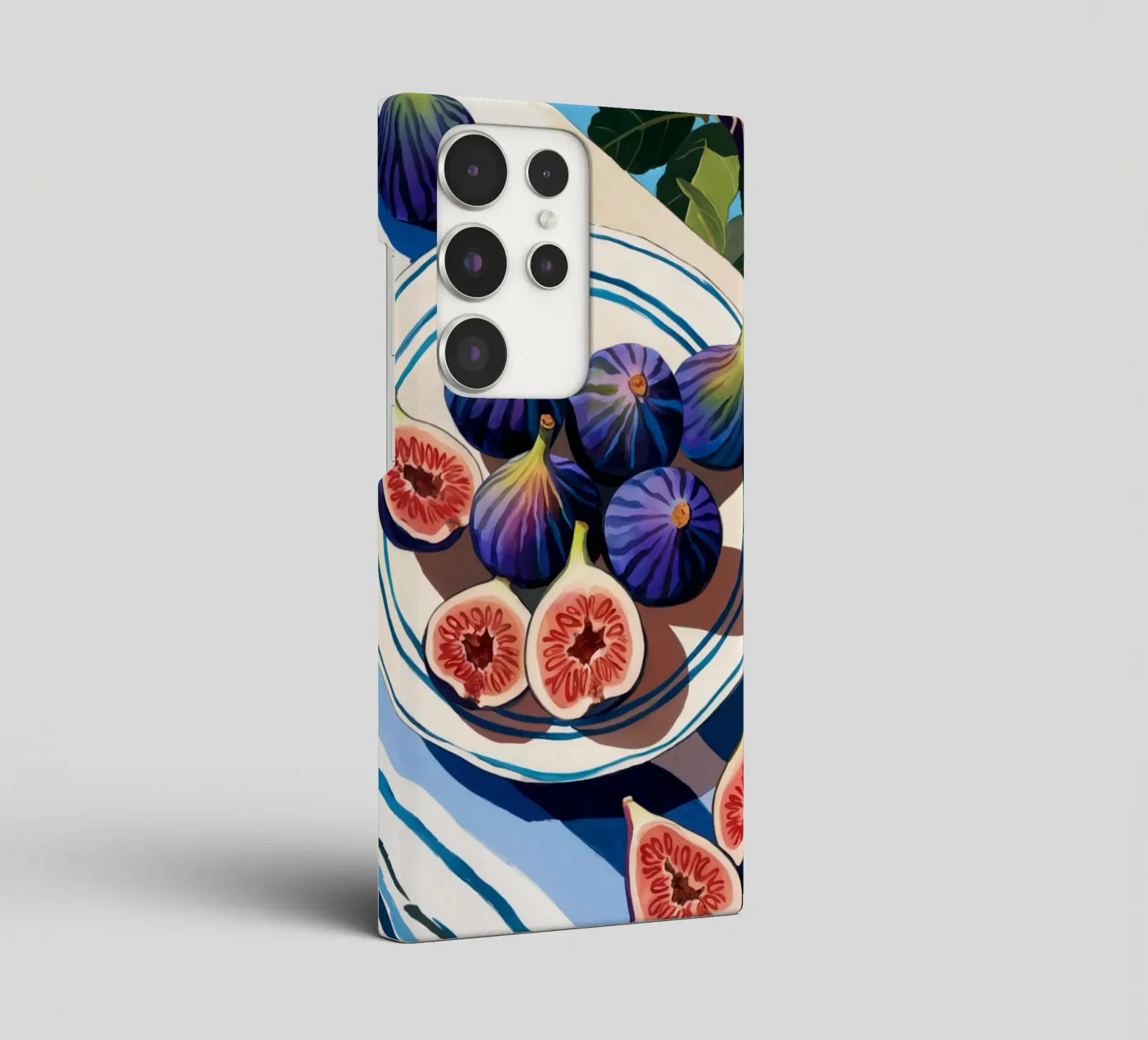 Decorazione da parete con fichi freschi | Stampa botanica di frutta cover samsung da logic