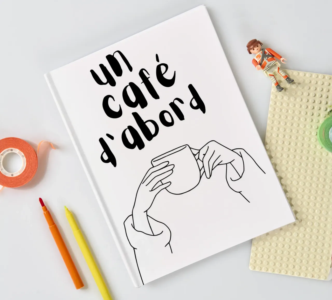 Un café d'abord notebook by Idées & Création