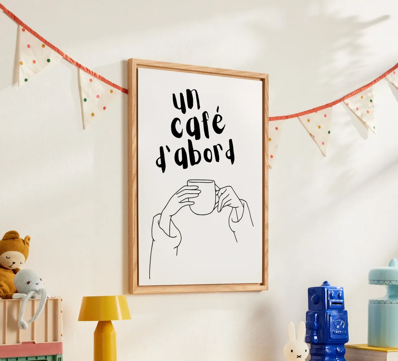 Un café d'abord plexiglass da Idées & Création