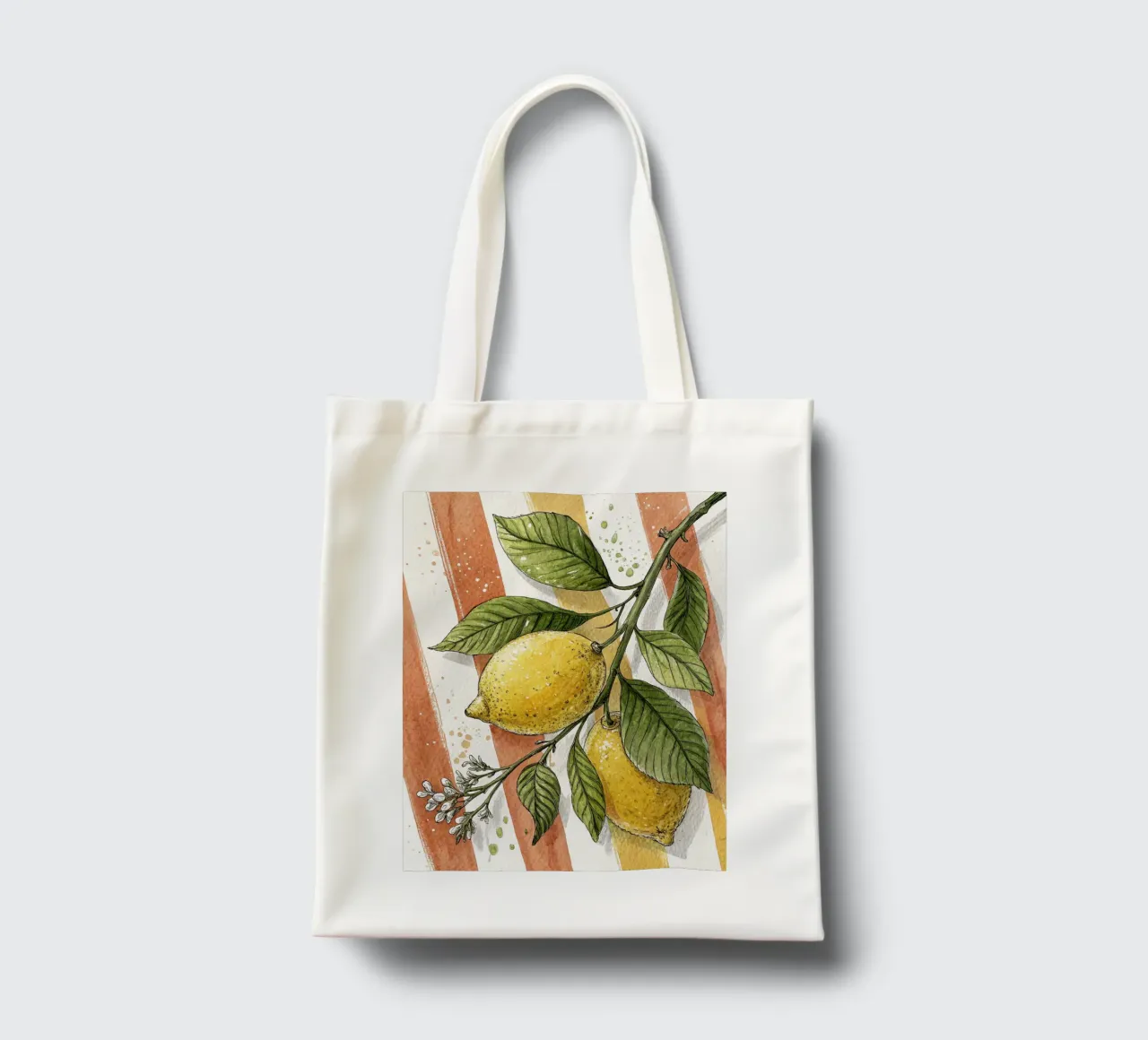 Lemons On A Branch tote bag by logic