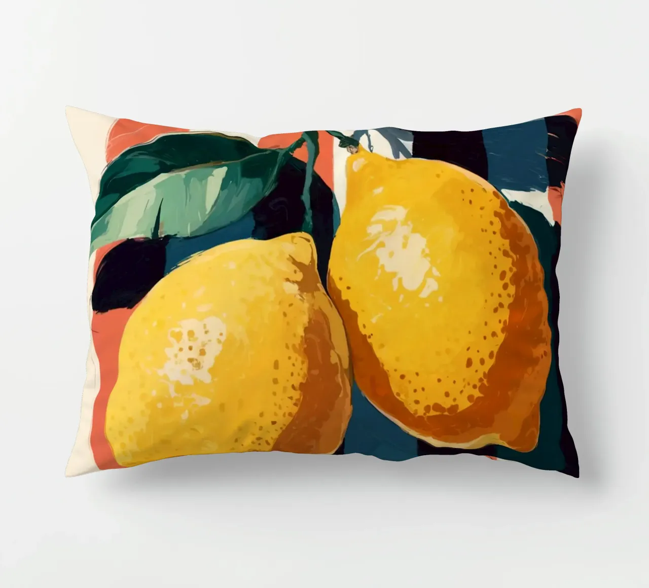 Limoni su una striscia cuscino da logic