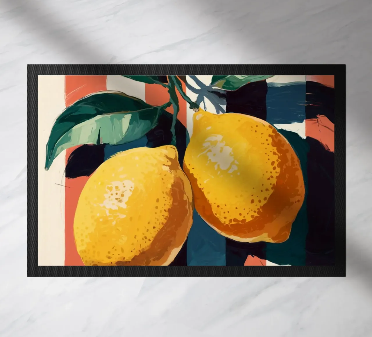 Limones a rayas felpudo de logic