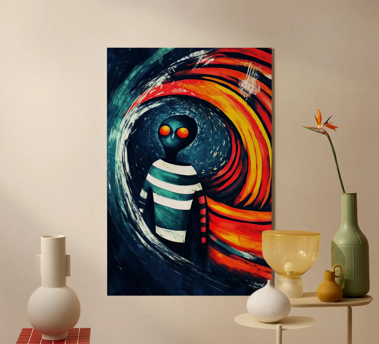 Intrappolati nel vortice del tempo plexiglass da melipo-art