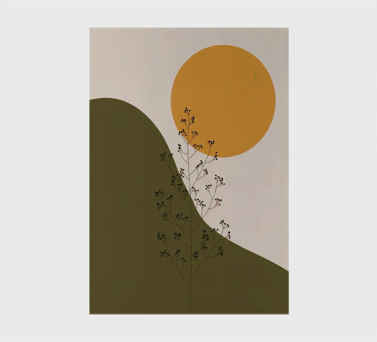 Tree In The Sun notebook by logic