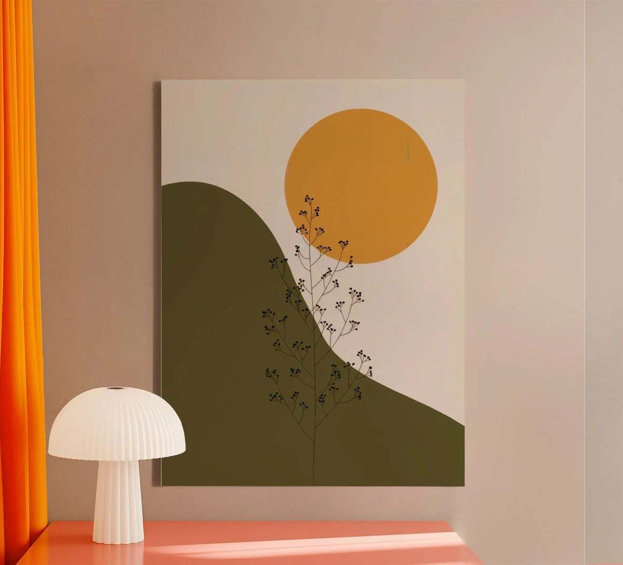 Tree In The Sun canvas by logic