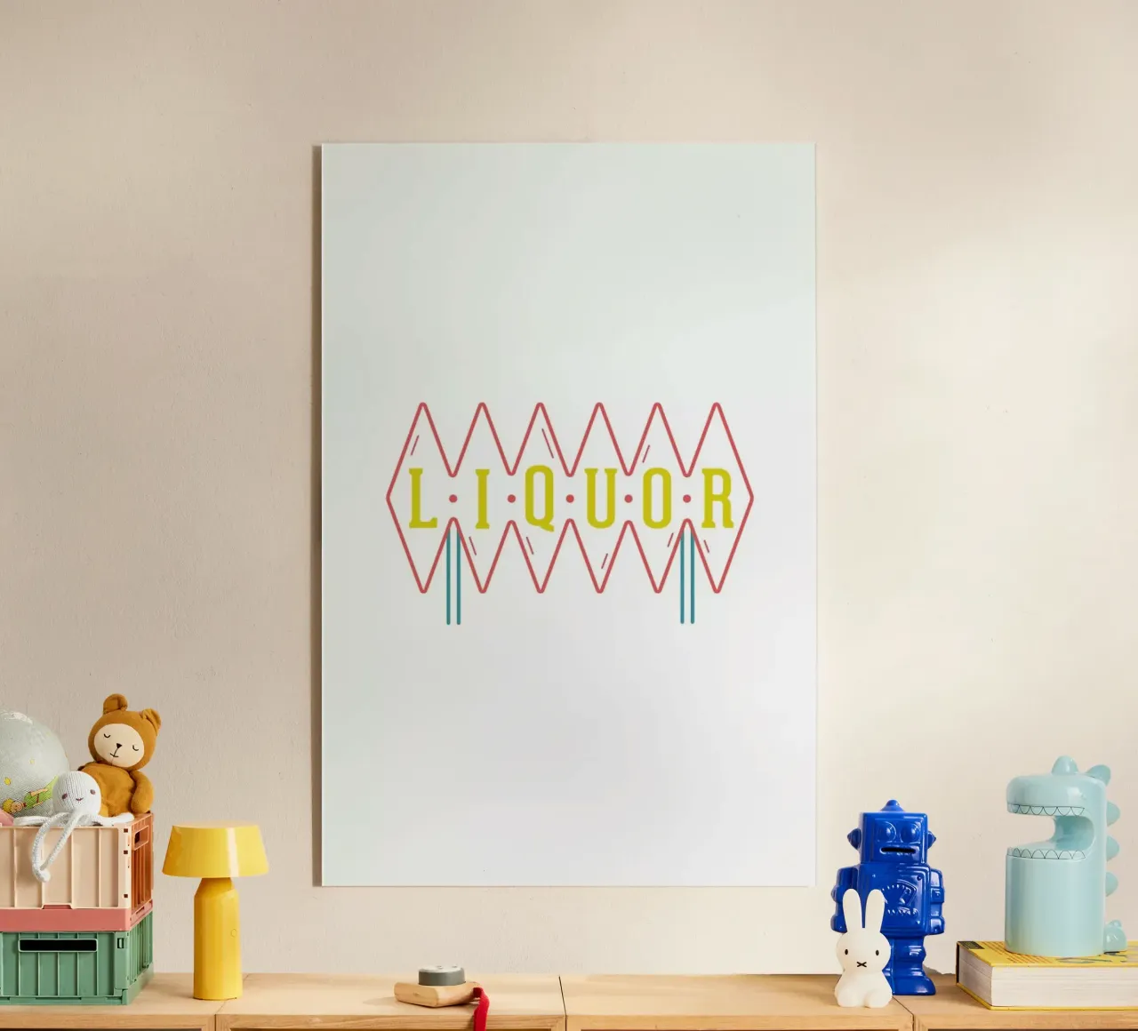 Liquor plexiglass da Dean Smith