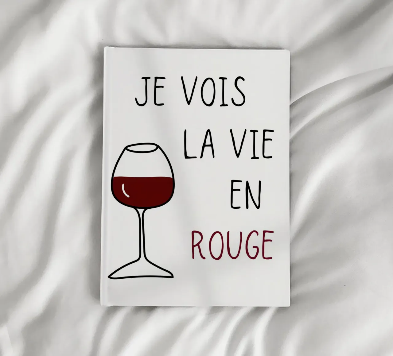 La vie en rouge carnet de notes de Idées & Création