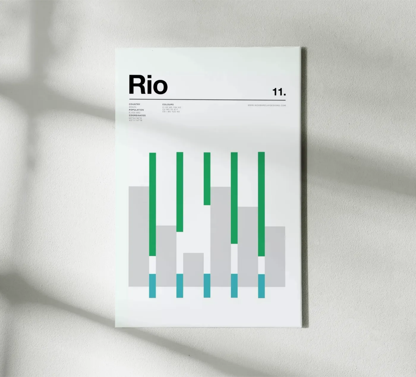 Rio canvas by Nick Barclay
